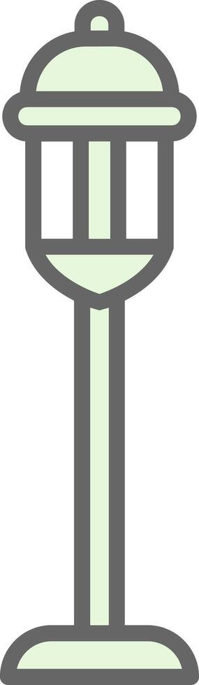 Street Light Fillay Icon Design vector