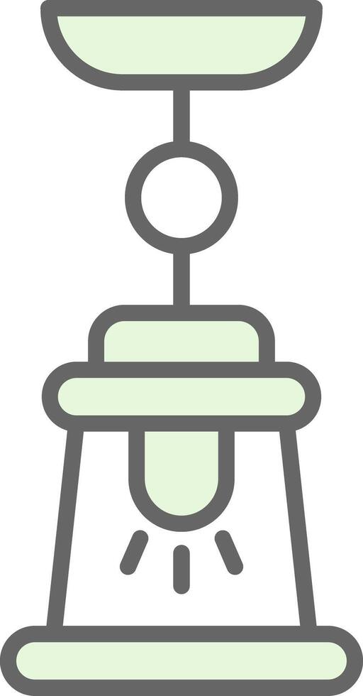 Lamp Fillay Icon Design vector