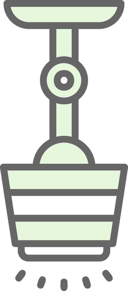 Lamp Fillay Icon Design vector