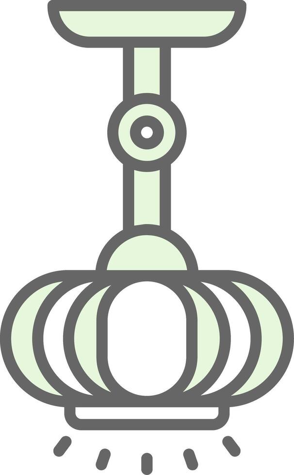 Lamp Fillay Icon Design vector