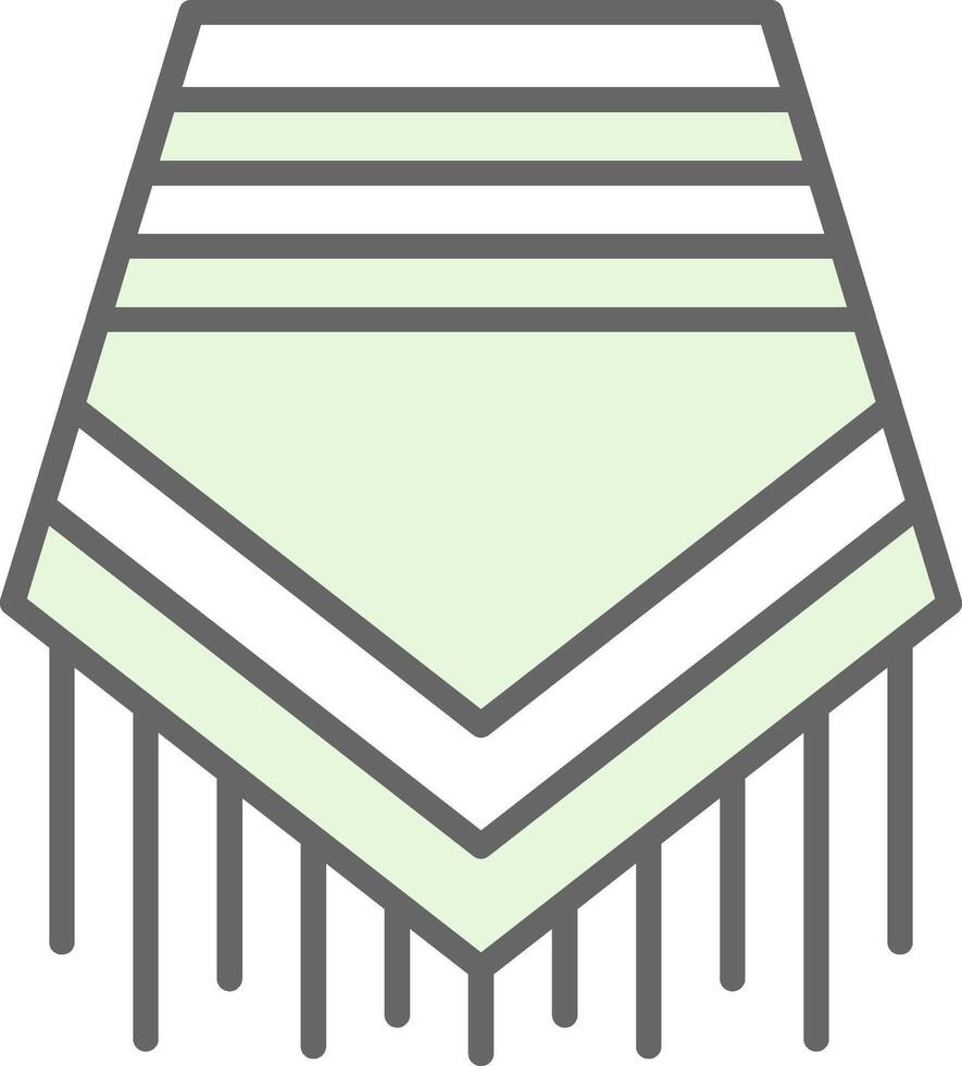 Poncho Fillay Icon Design vector