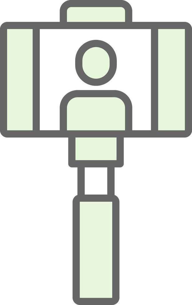 Selfies Fillay Icon Design vector