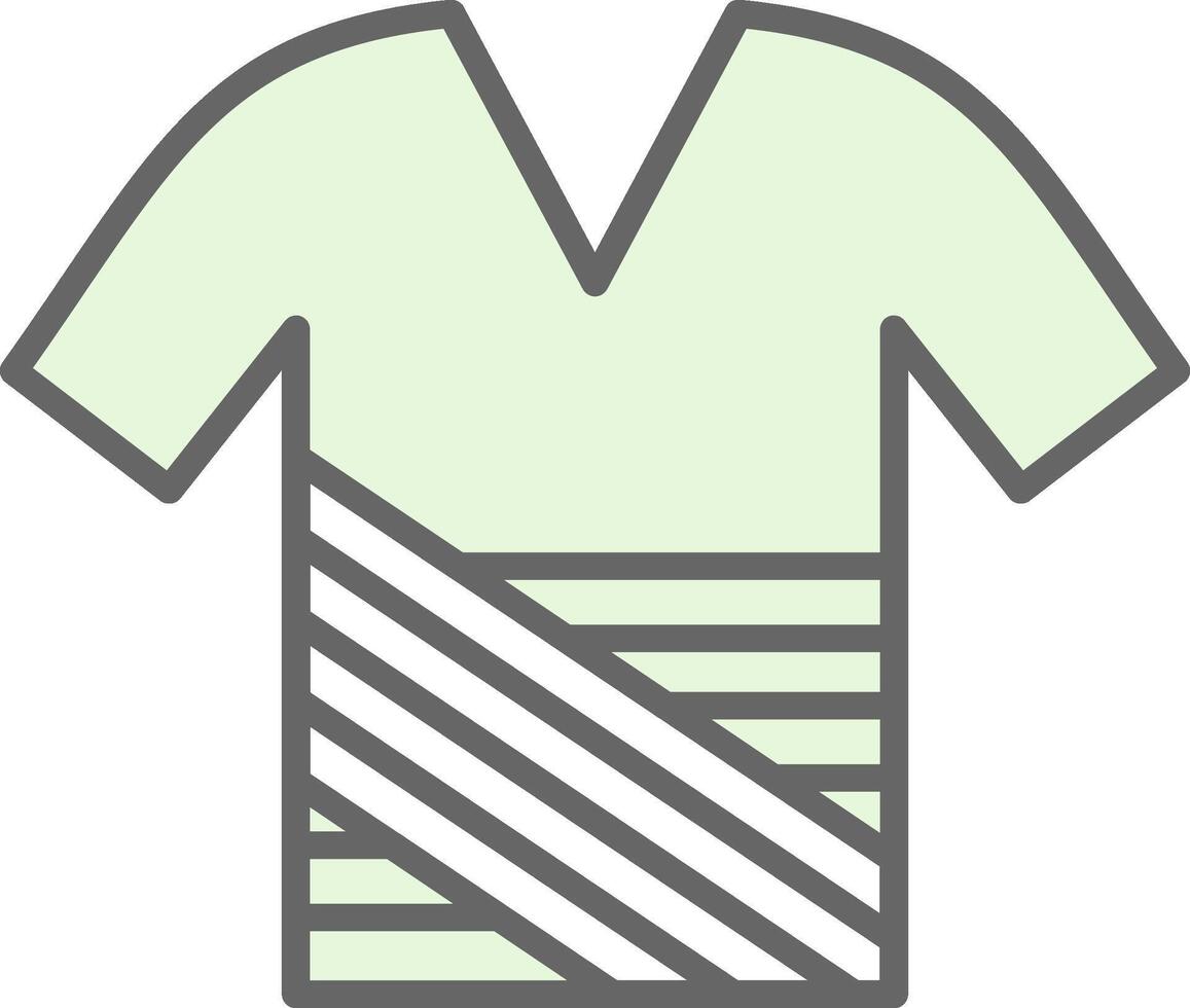 Shirt Fillay Icon Design vector