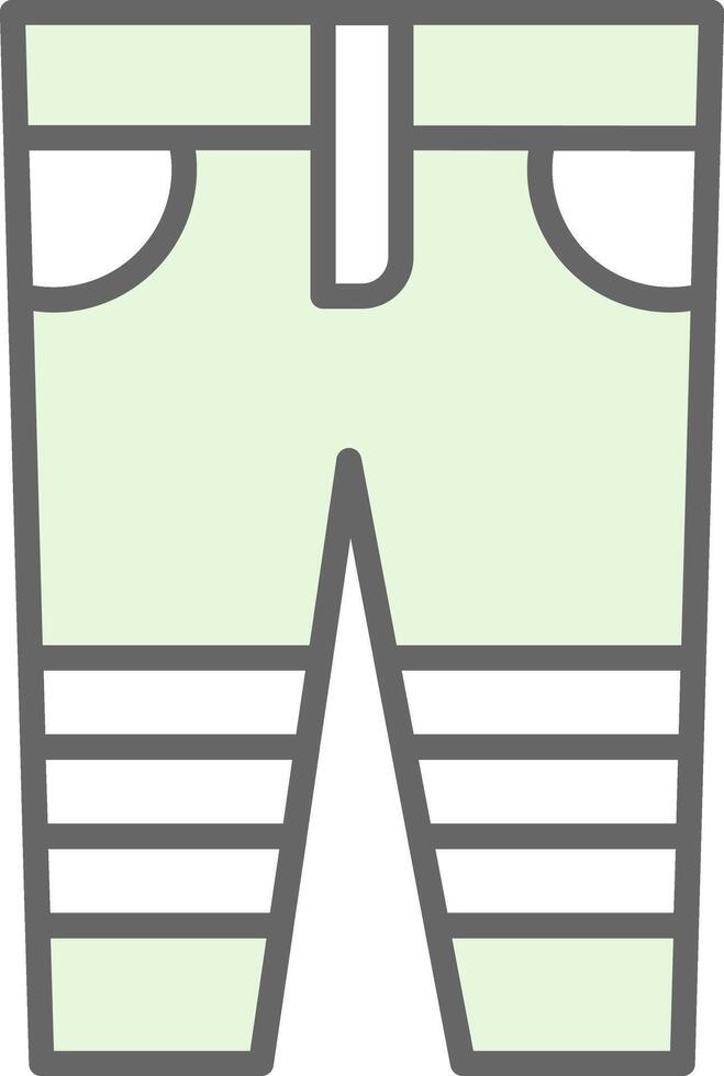 Jeans Fillay Icon Design vector