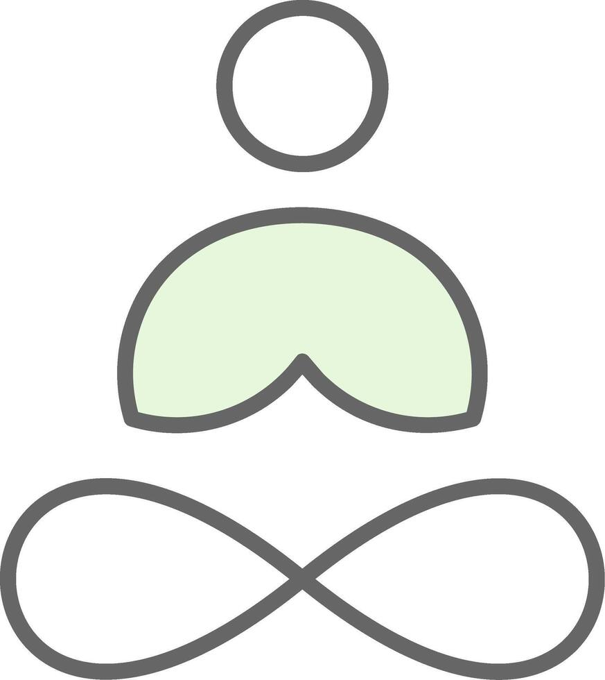 Yoga Fillay Icon Design vector