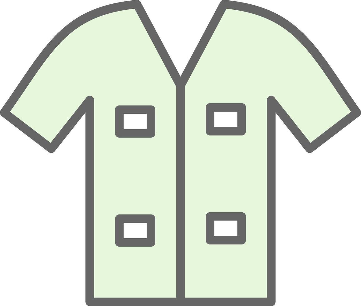 Shirt Fillay Icon Design vector