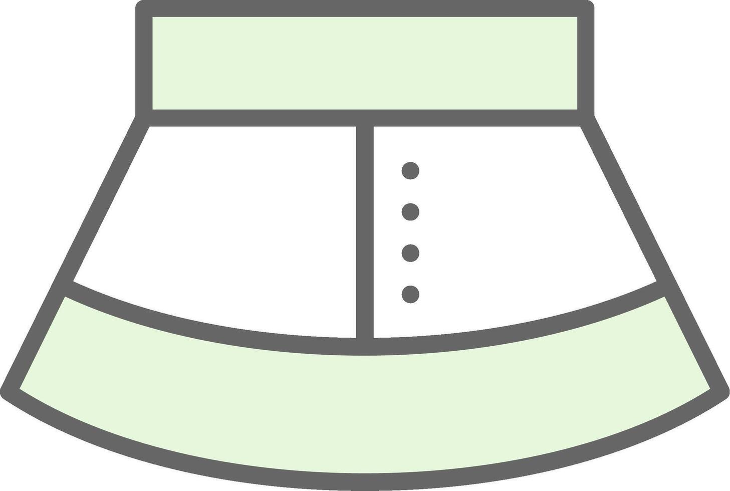 Skirt Fillay Icon Design vector