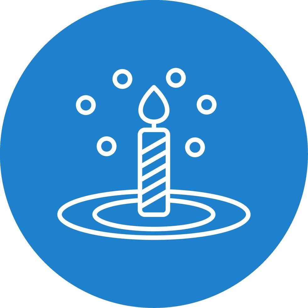 Bunsen Burner Multi Color Circle Icon vector