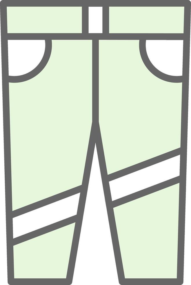 Jeans Fillay Icon Design vector