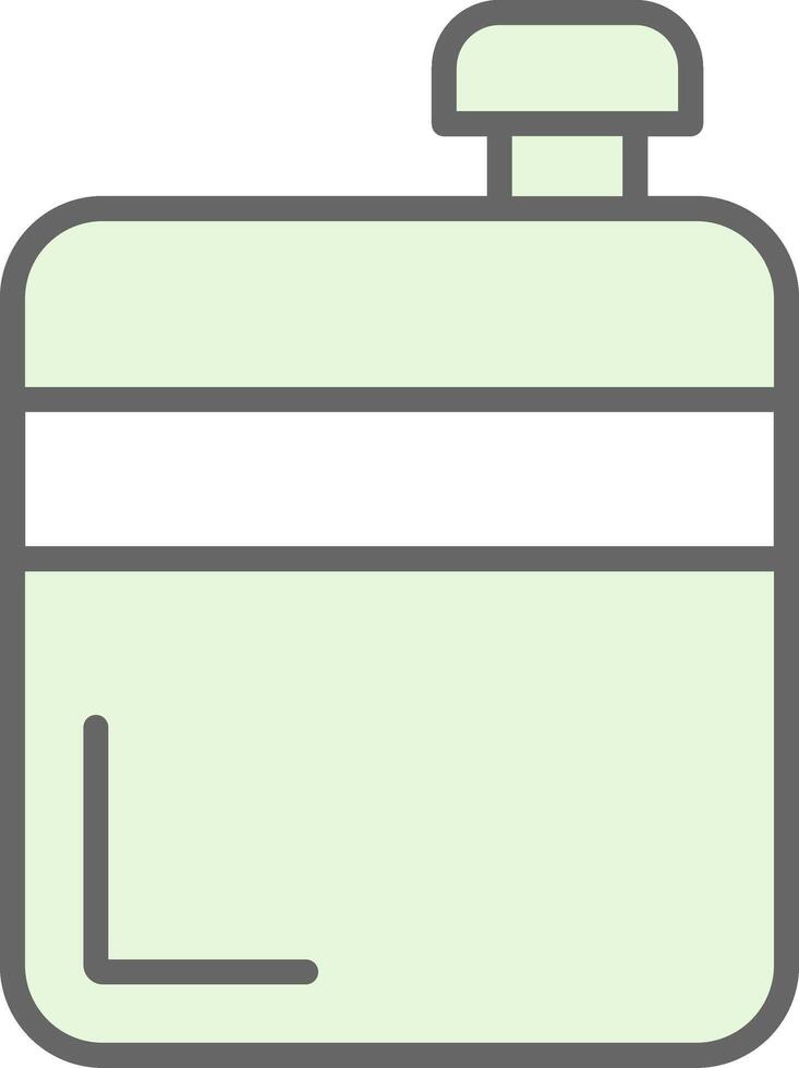Flask Fillay Icon Design vector