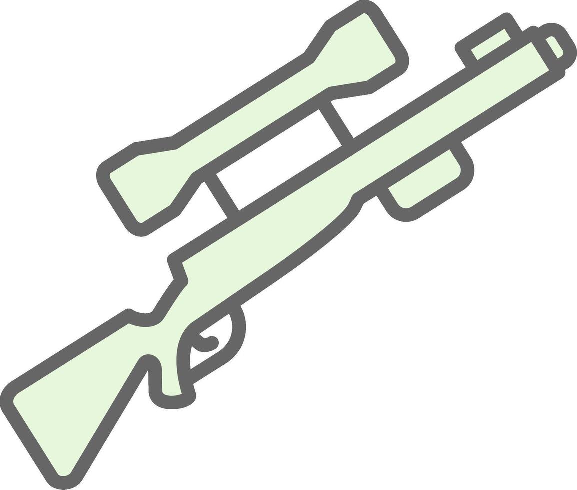 Gun Fillay Icon Design vector