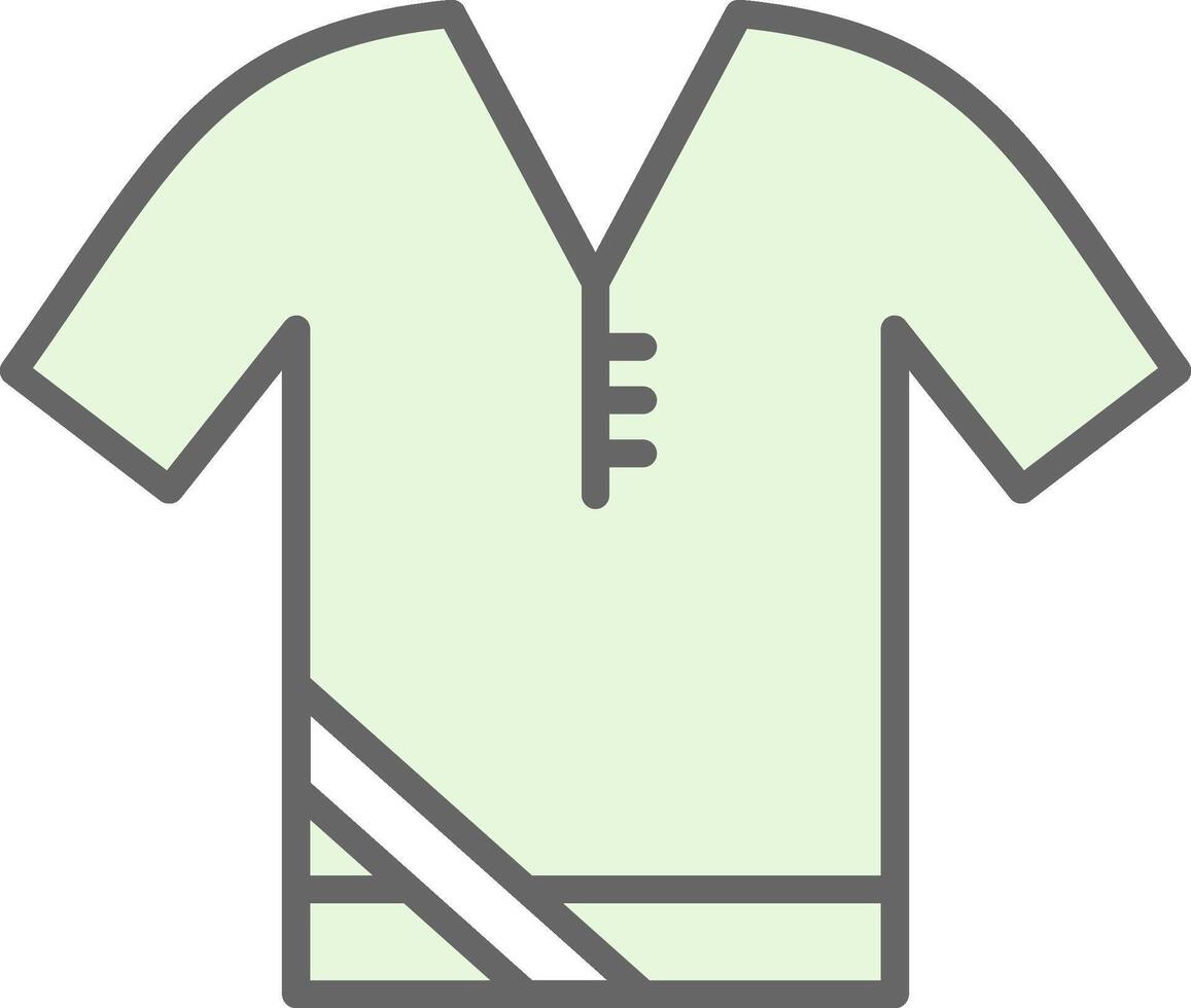 Shirt Fillay Icon Design vector