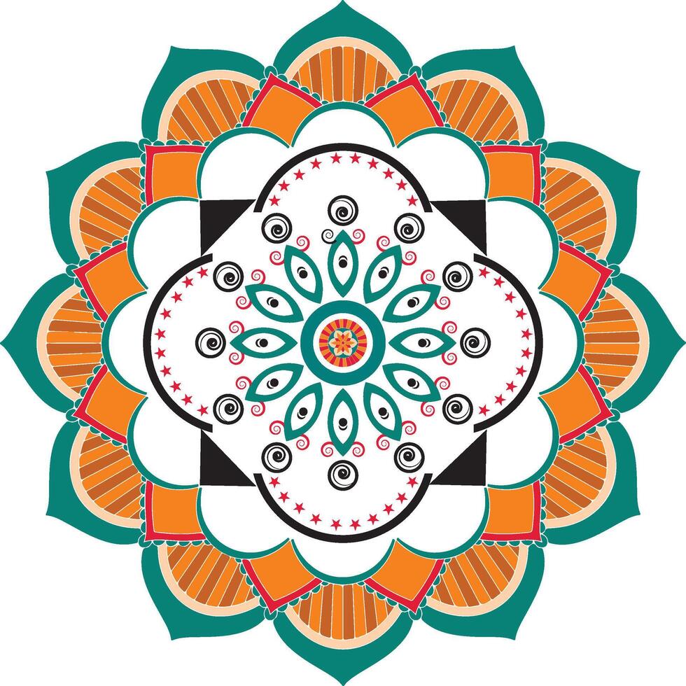 Mandal design Art vector