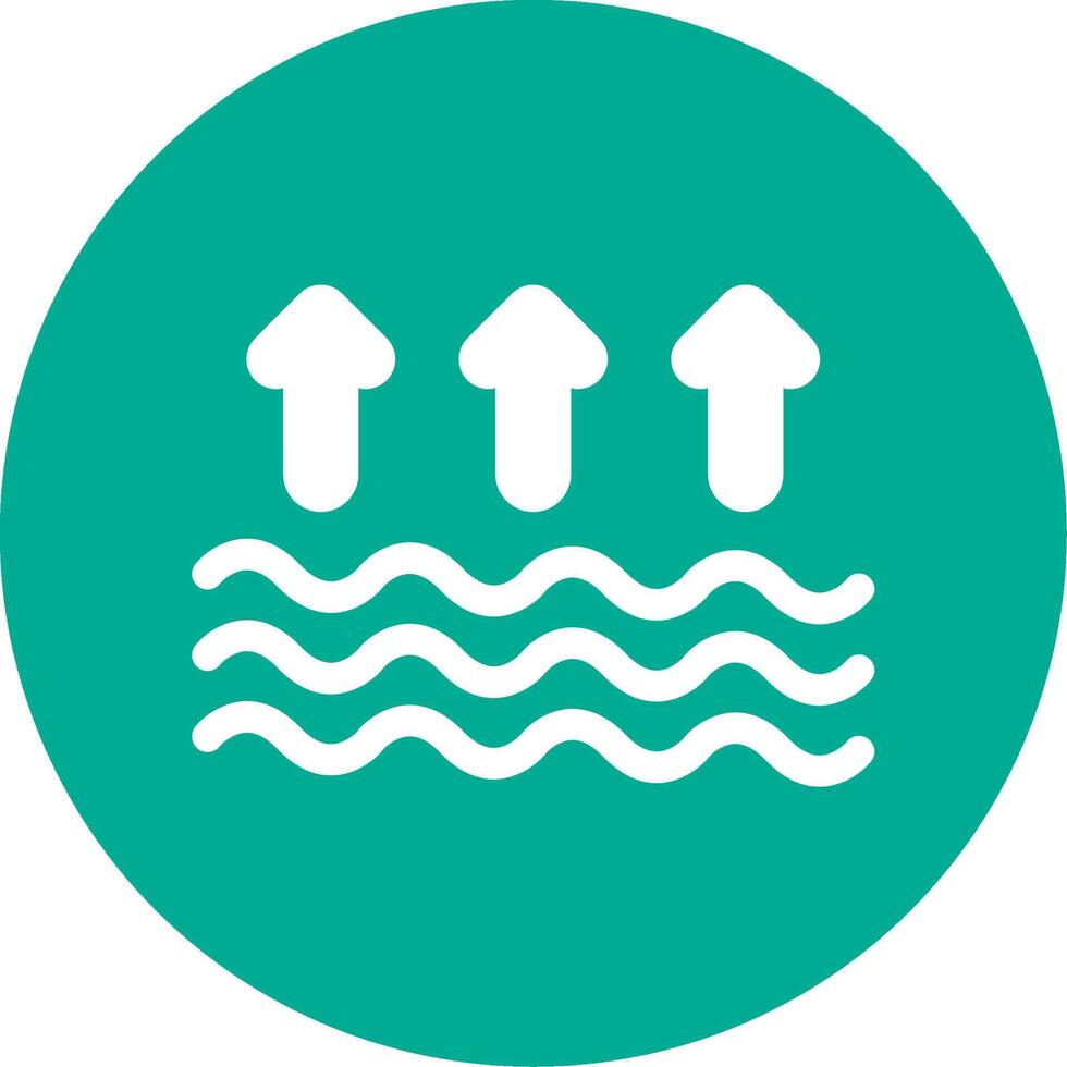 Arrows Multi Color Circle Icon vector