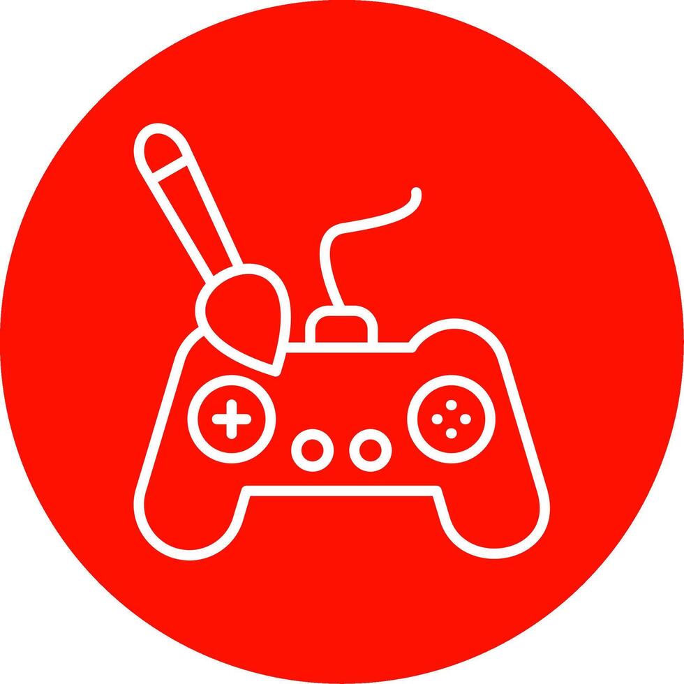 Controller Multi Color Circle Icon vector
