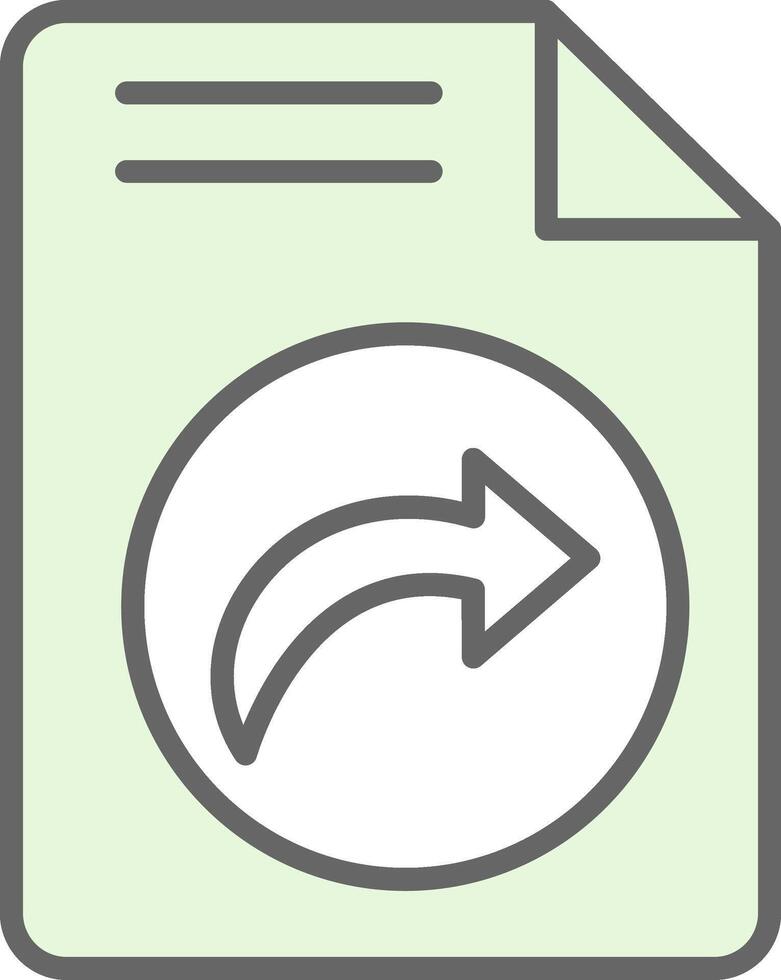 Send File Fillay Icon Design vector