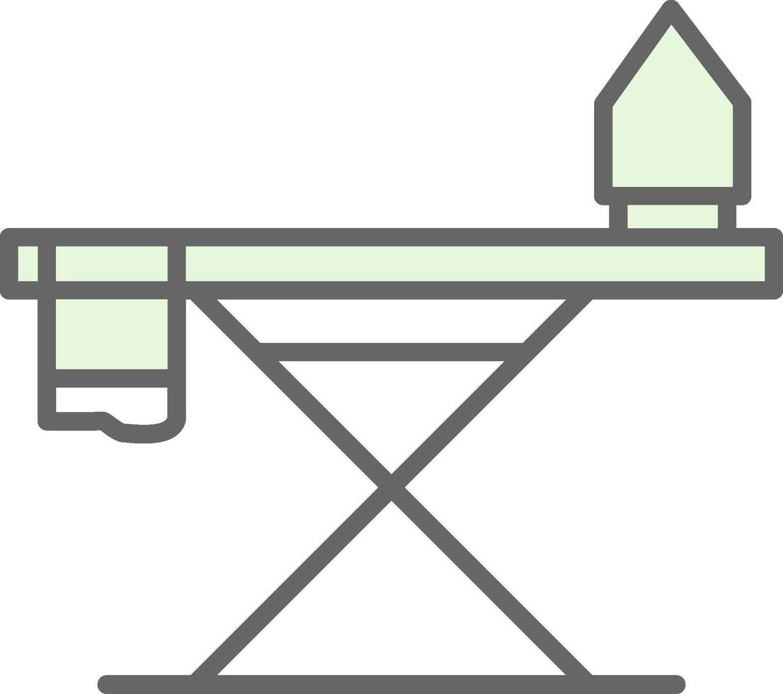 Iron Board Fillay Icon Design vector