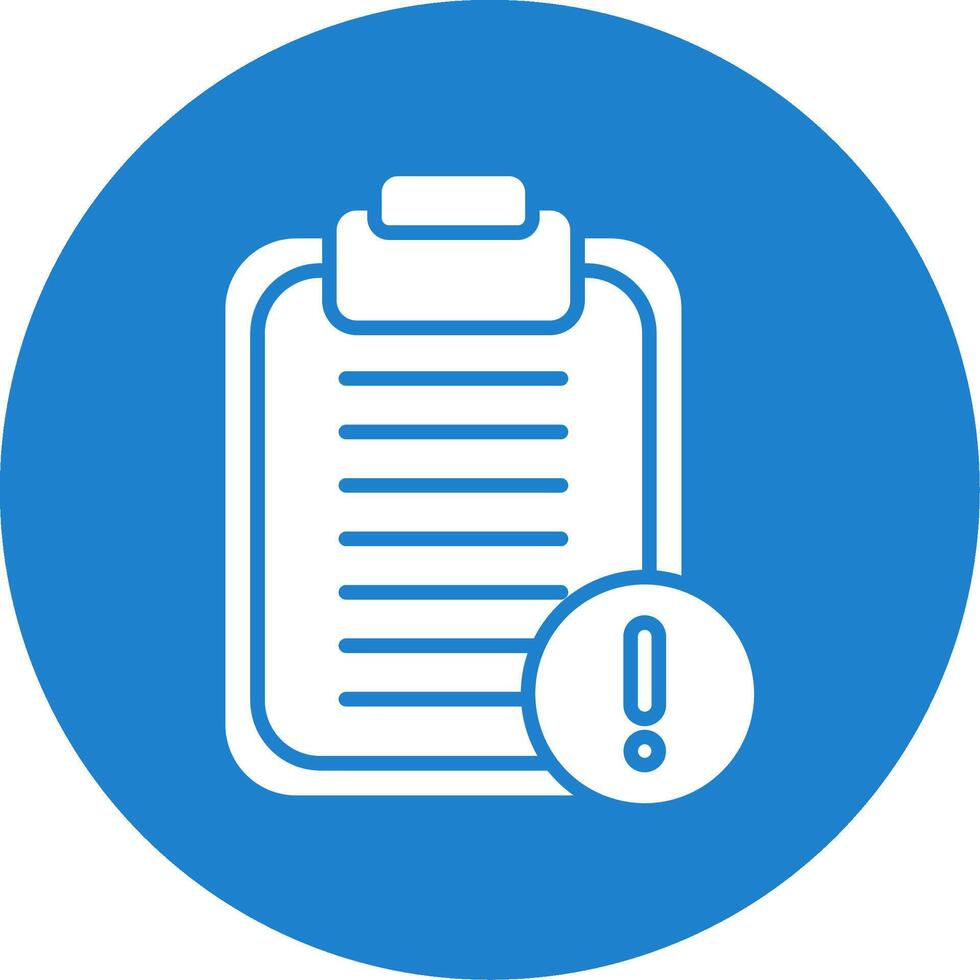 Clipboard Multi Color Circle Icon vector