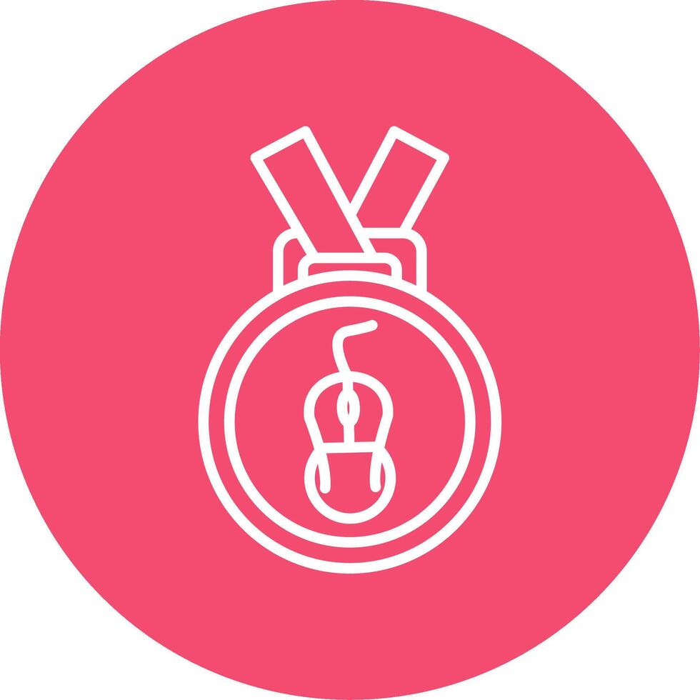 Medal Multi Color Circle Icon vector