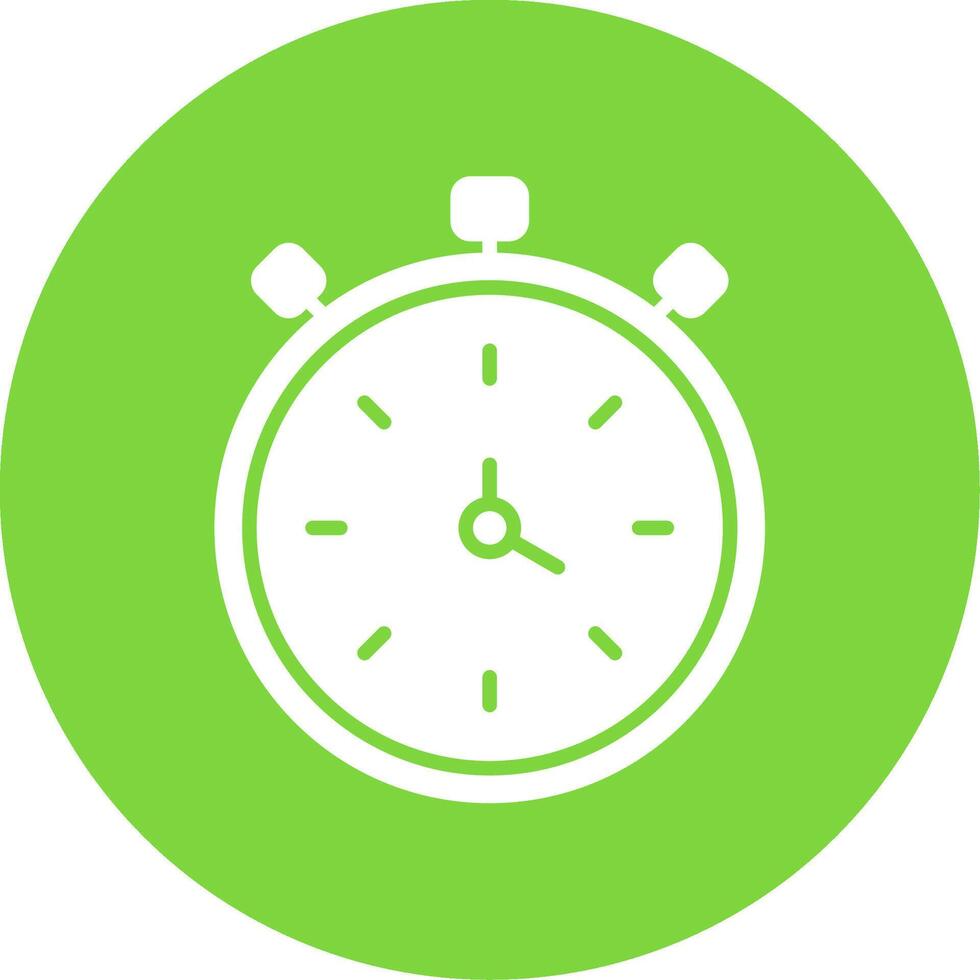 Stopwatch Multi Color Circle Icon vector