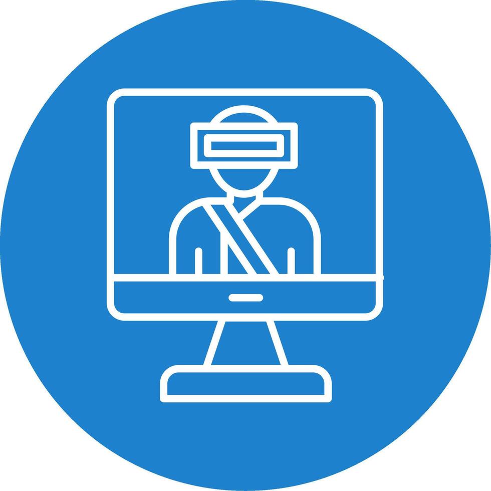 Battle Royale Multi Color Circle Icon vector