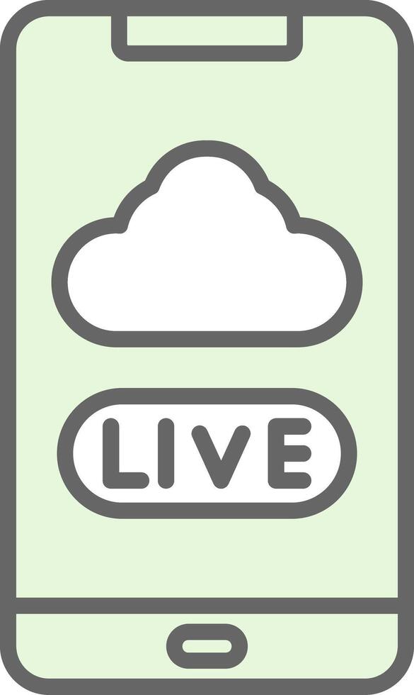 Mobile Fillay Icon Design vector