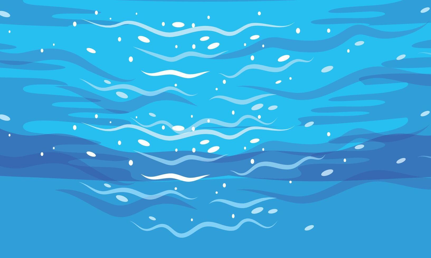 antecedentes escena con azul olas diseño vector