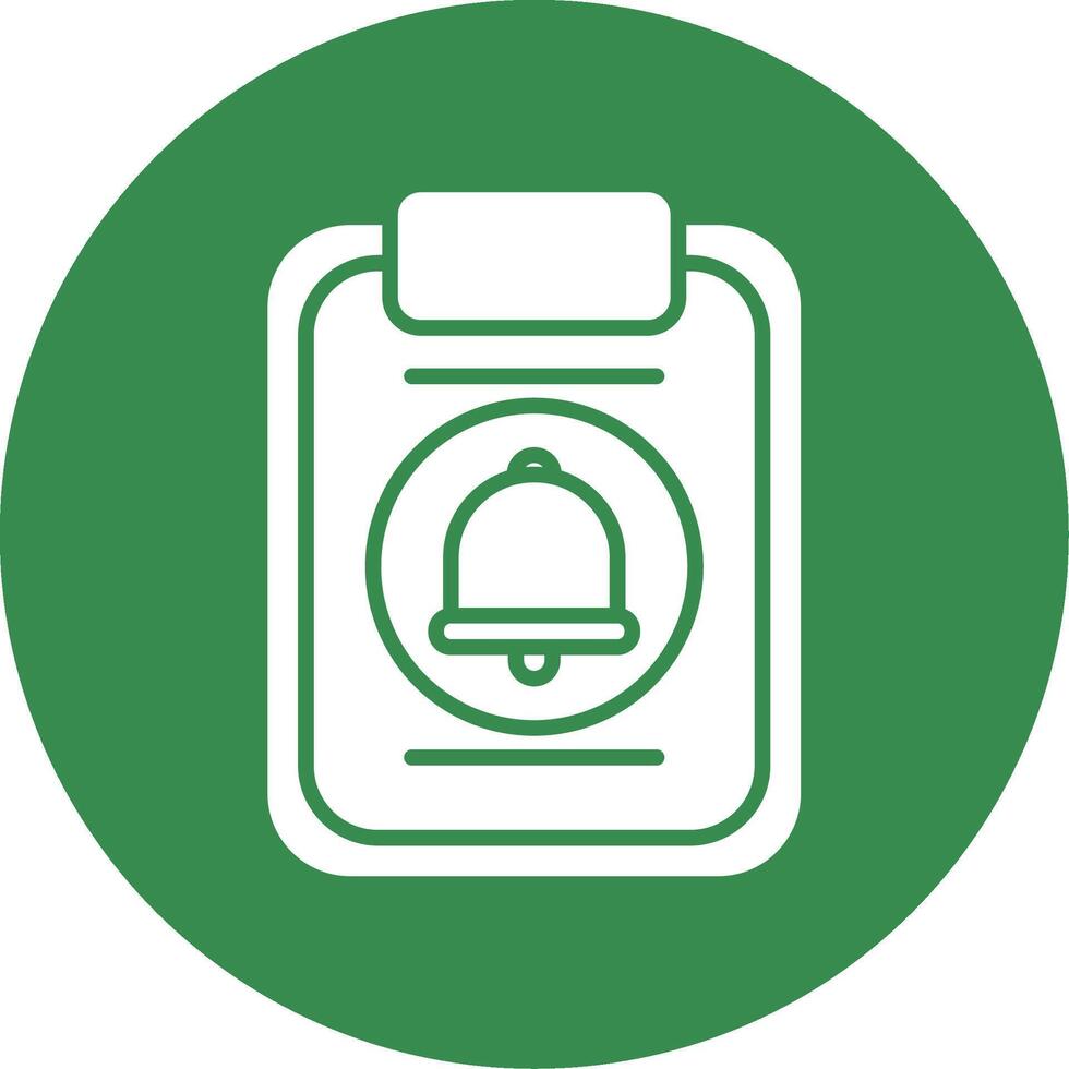 Clipboard Multi Color Circle Icon vector
