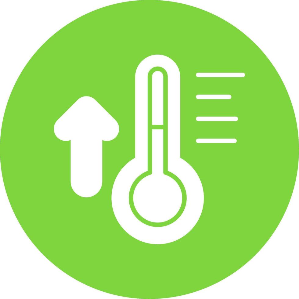 Thermometer Multi Color Circle Icon vector