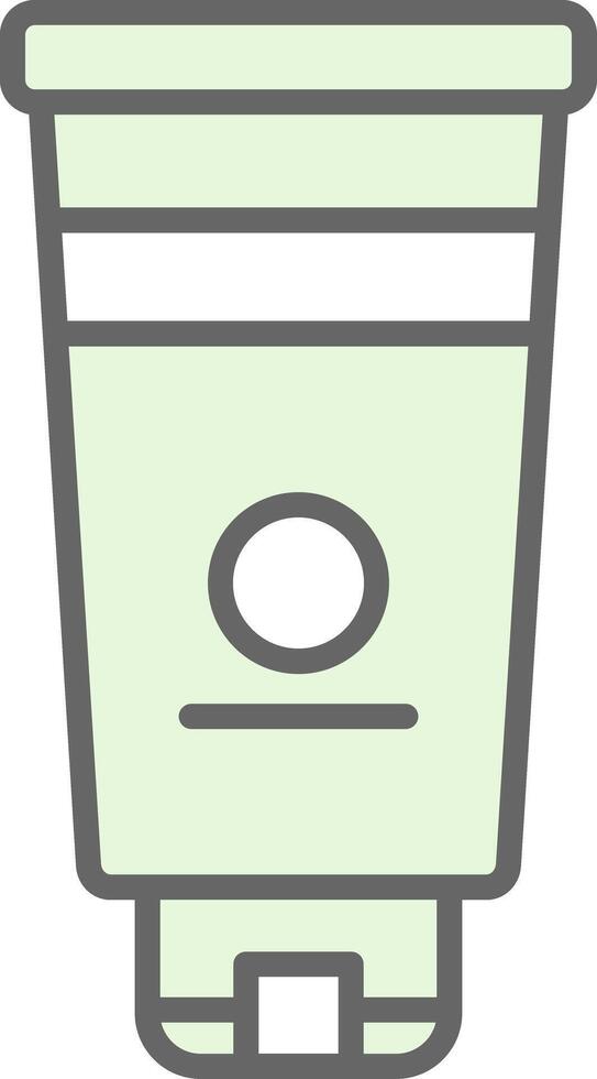 Hand Cream Fillay Icon Design vector