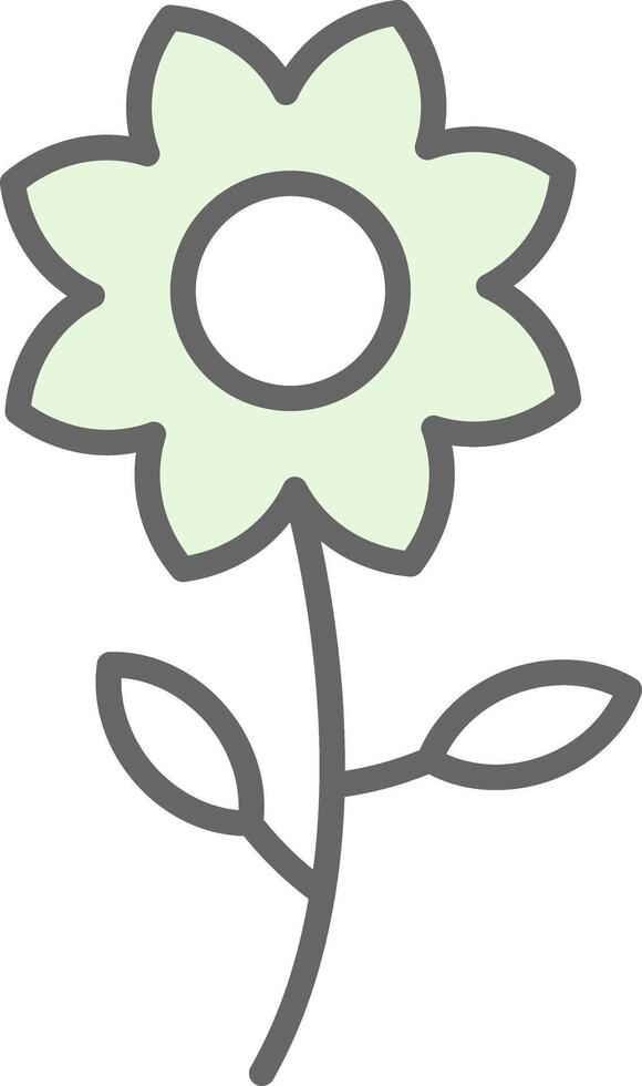 Flower Fillay Icon Design vector