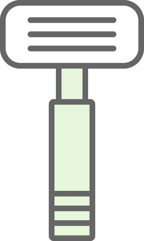 Razor Fillay Icon Design vector