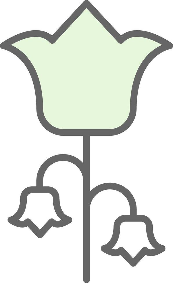 Flower Fillay Icon Design vector