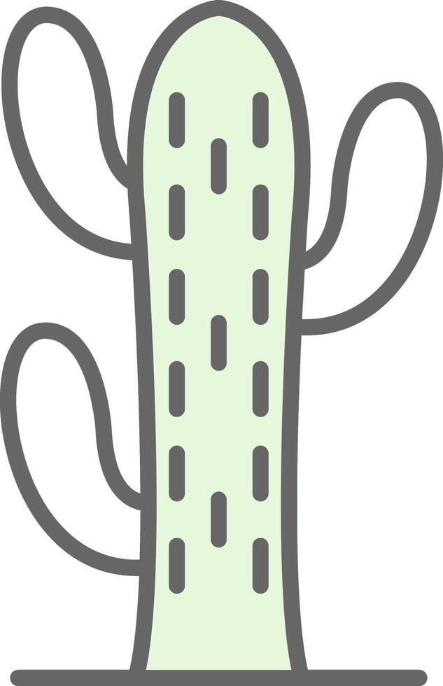 cactus relleno icono diseño vector