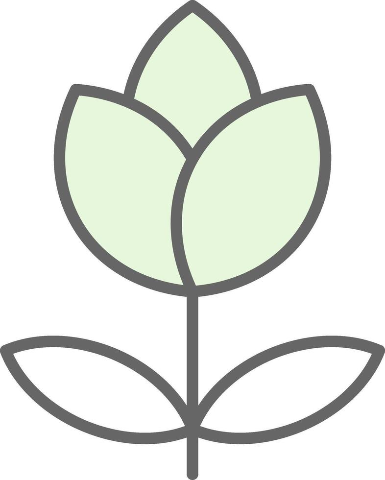 Flower Fillay Icon Design vector