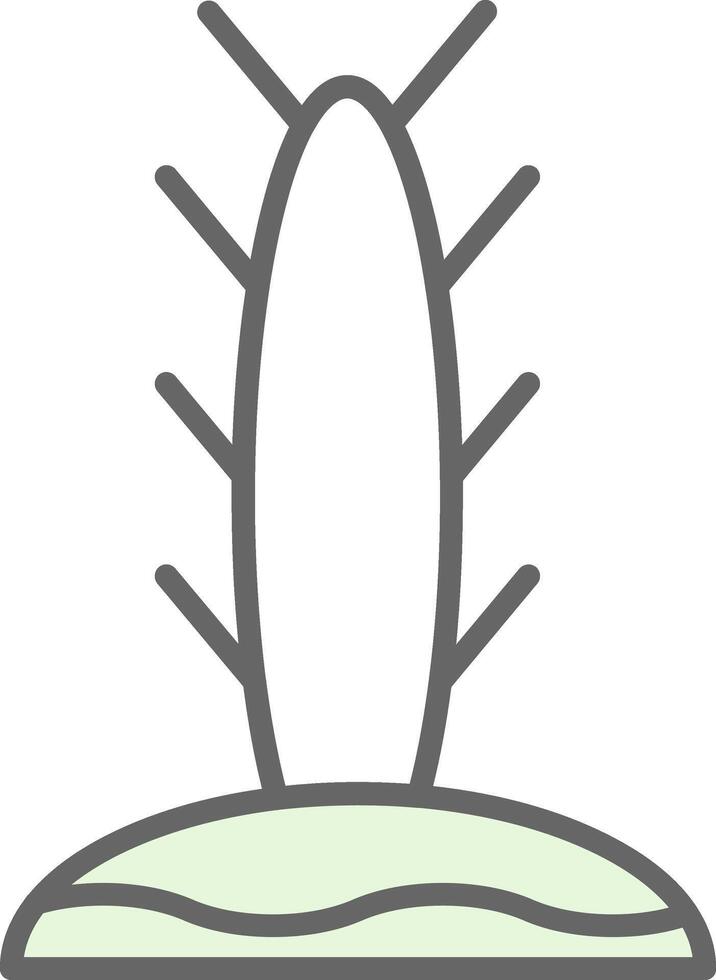Cactus Fillay Icon Design vector