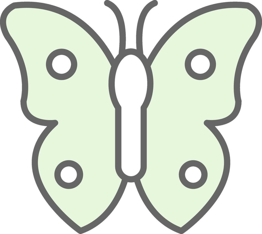 Butterfly Fillay Icon Design vector