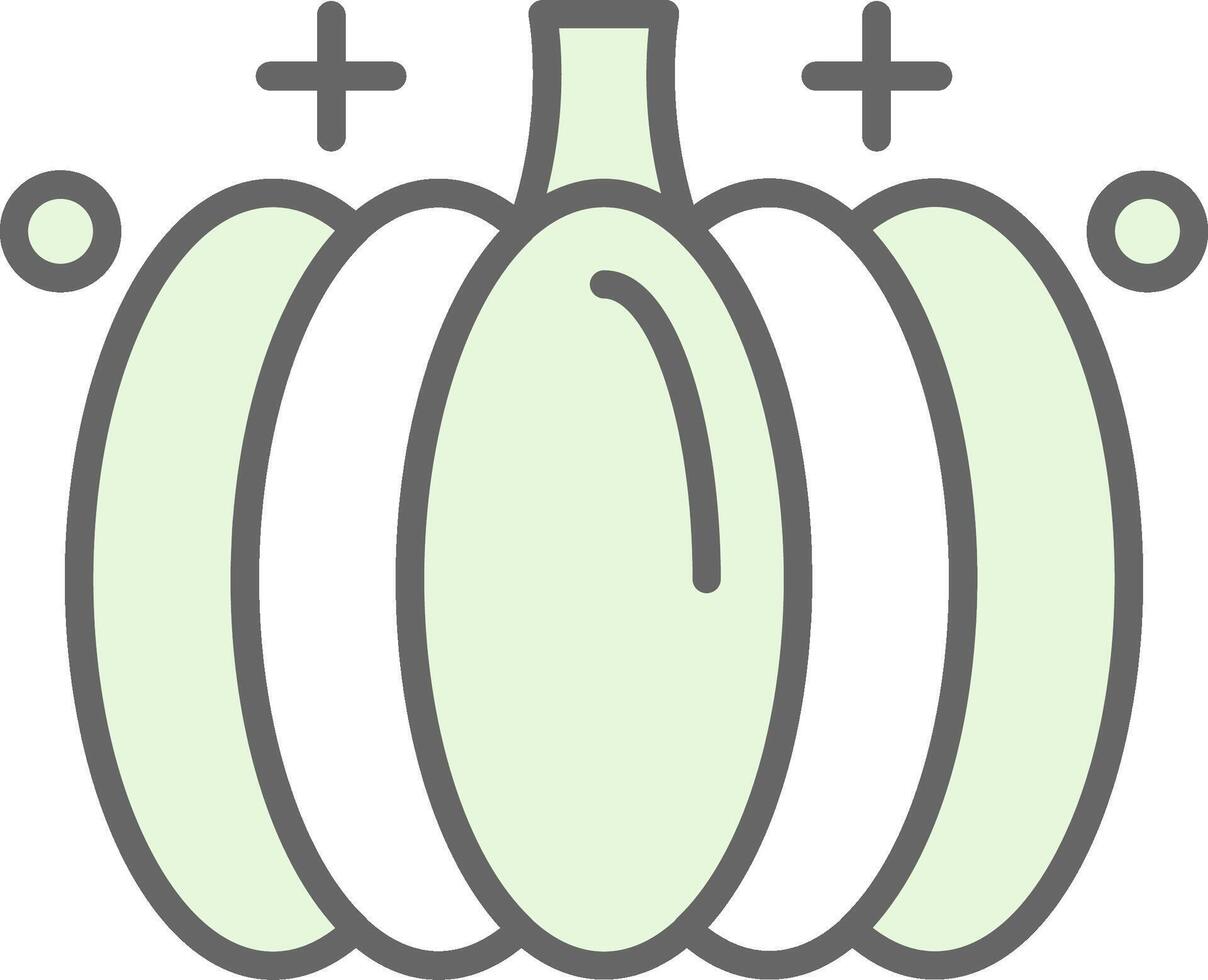 Pumpkin Fillay Icon Design vector