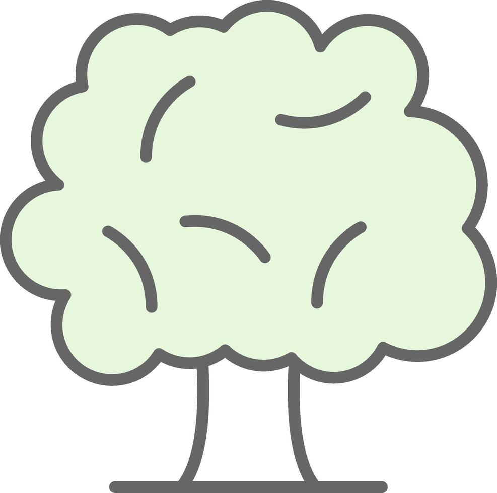 Tree Fillay Icon Design vector