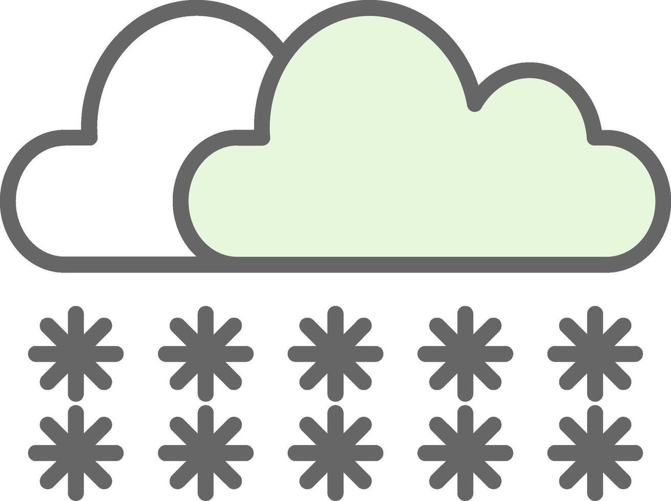 Snow Fillay Icon Design vector