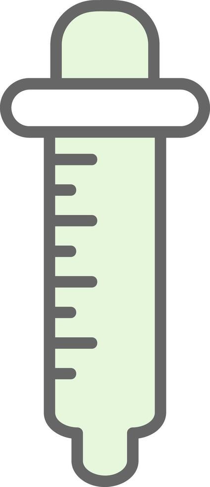 Pipette Fillay Icon Design vector