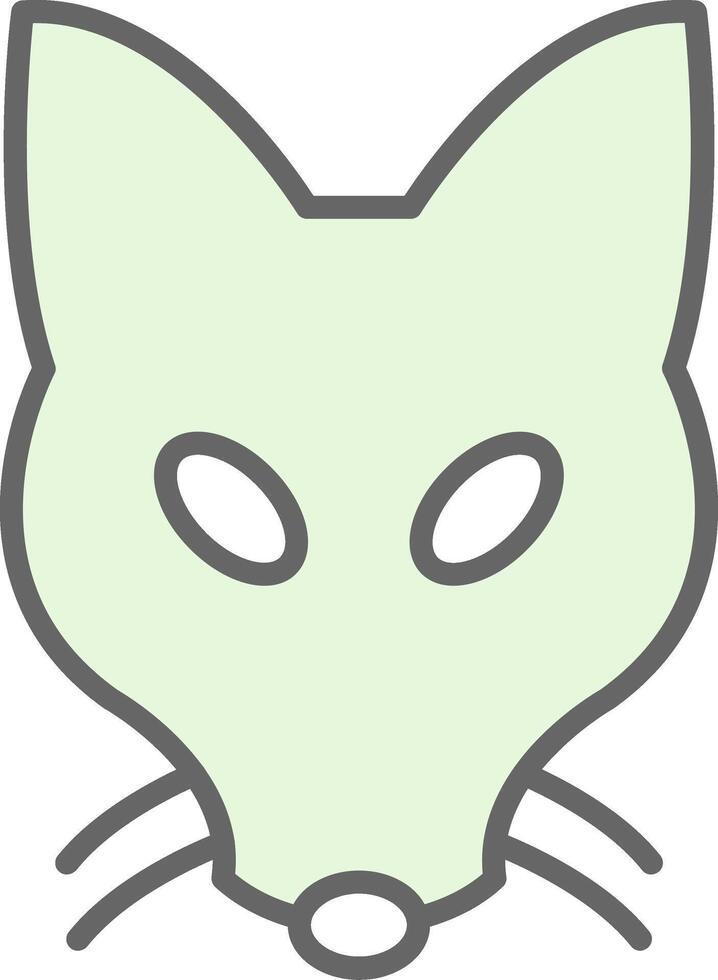 Fox Fillay Icon Design vector