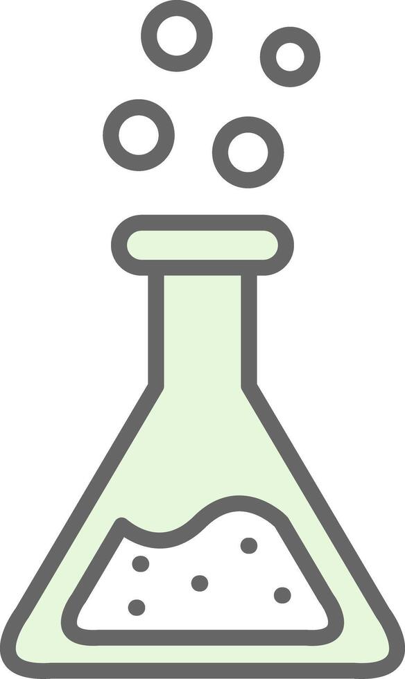 Flask Fillay Icon Design vector