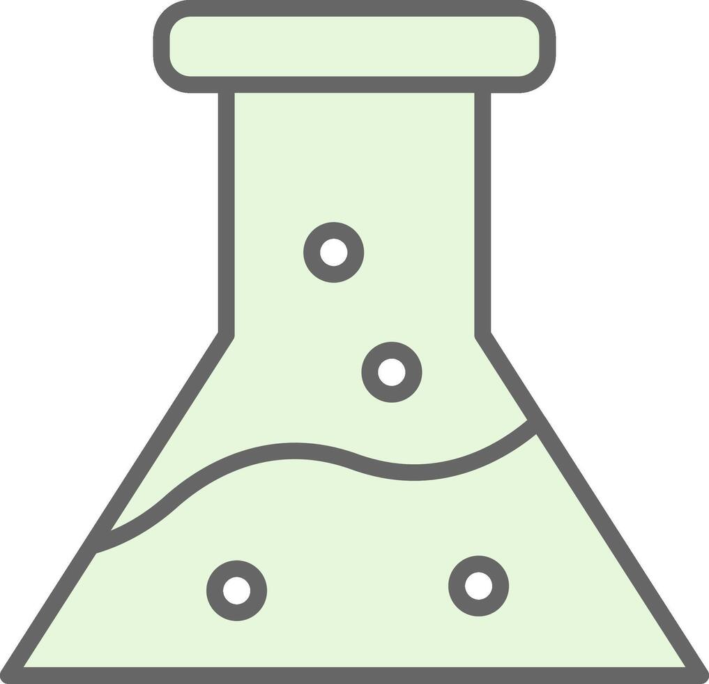 Flask Fillay Icon Design vector