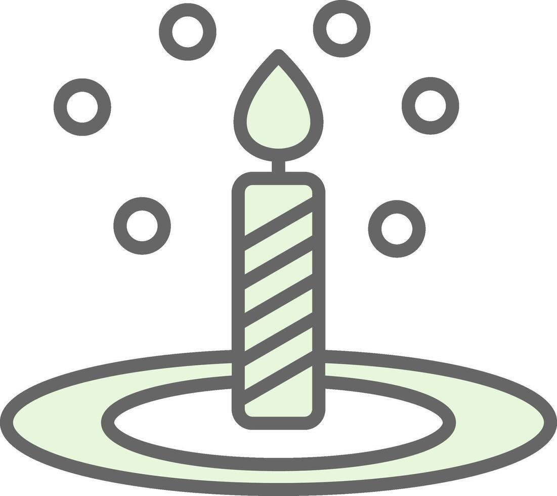 Bunsen Burner Fillay Icon Design vector