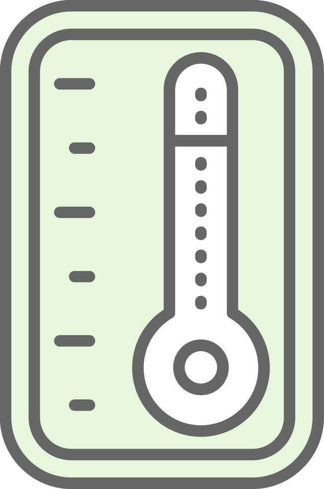 Thermometer Fillay Icon Design vector