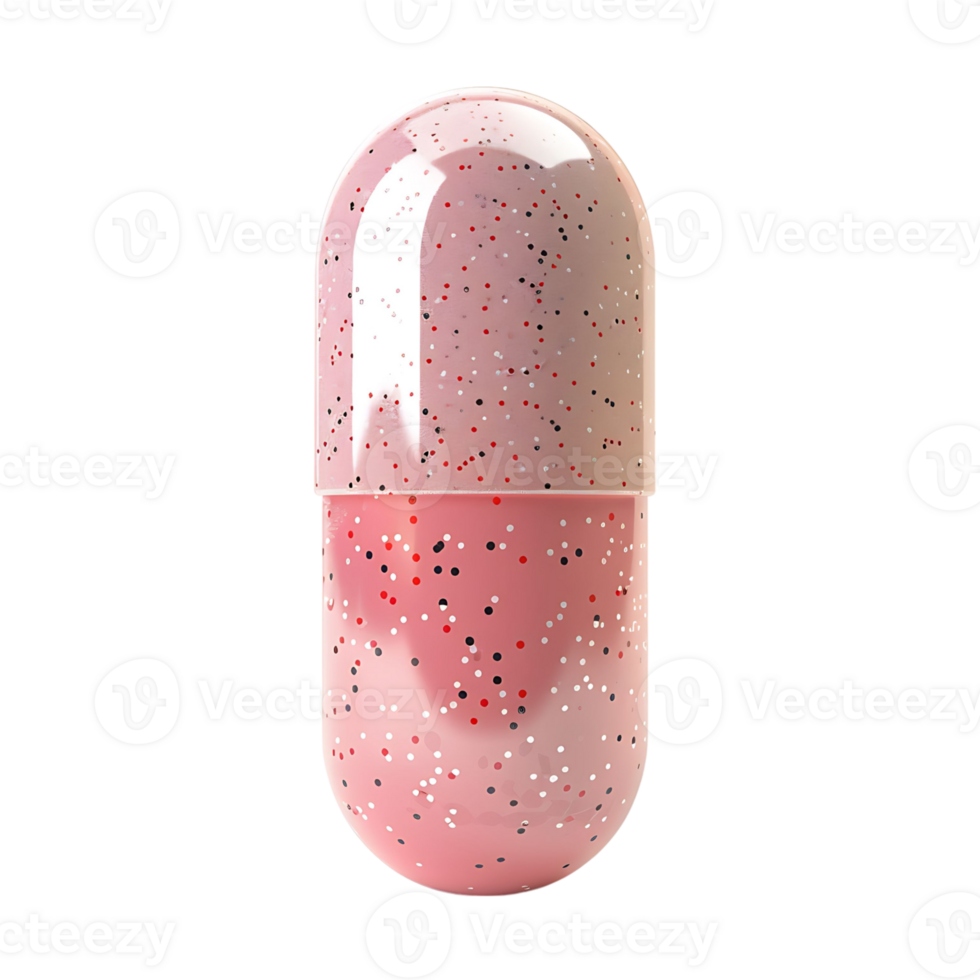 3d pills drug on isolated transparent background png
