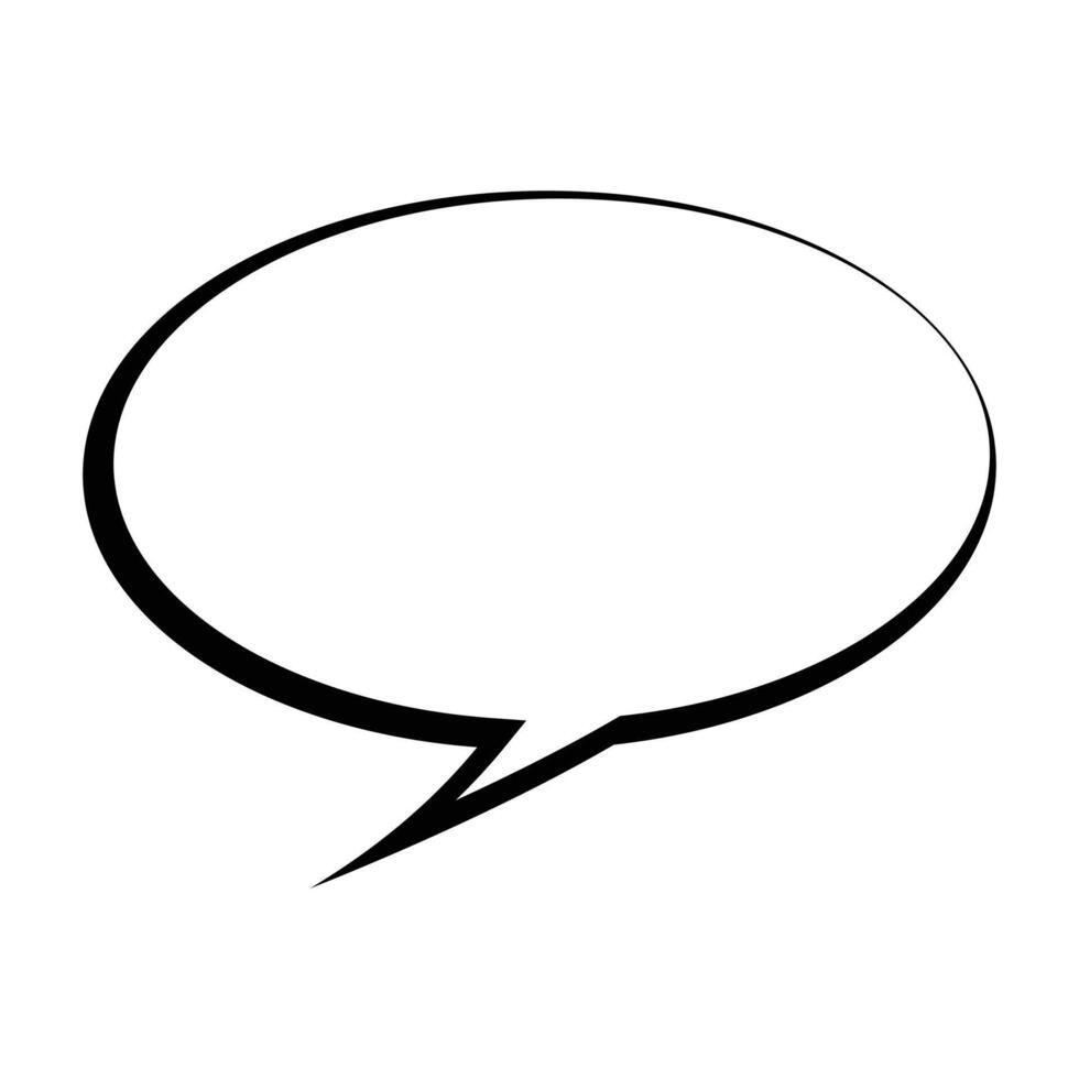 hand drawn speech bubble doodle drawing illustration vector