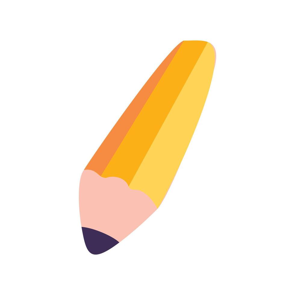 pencil illustration isolated on a white background vector