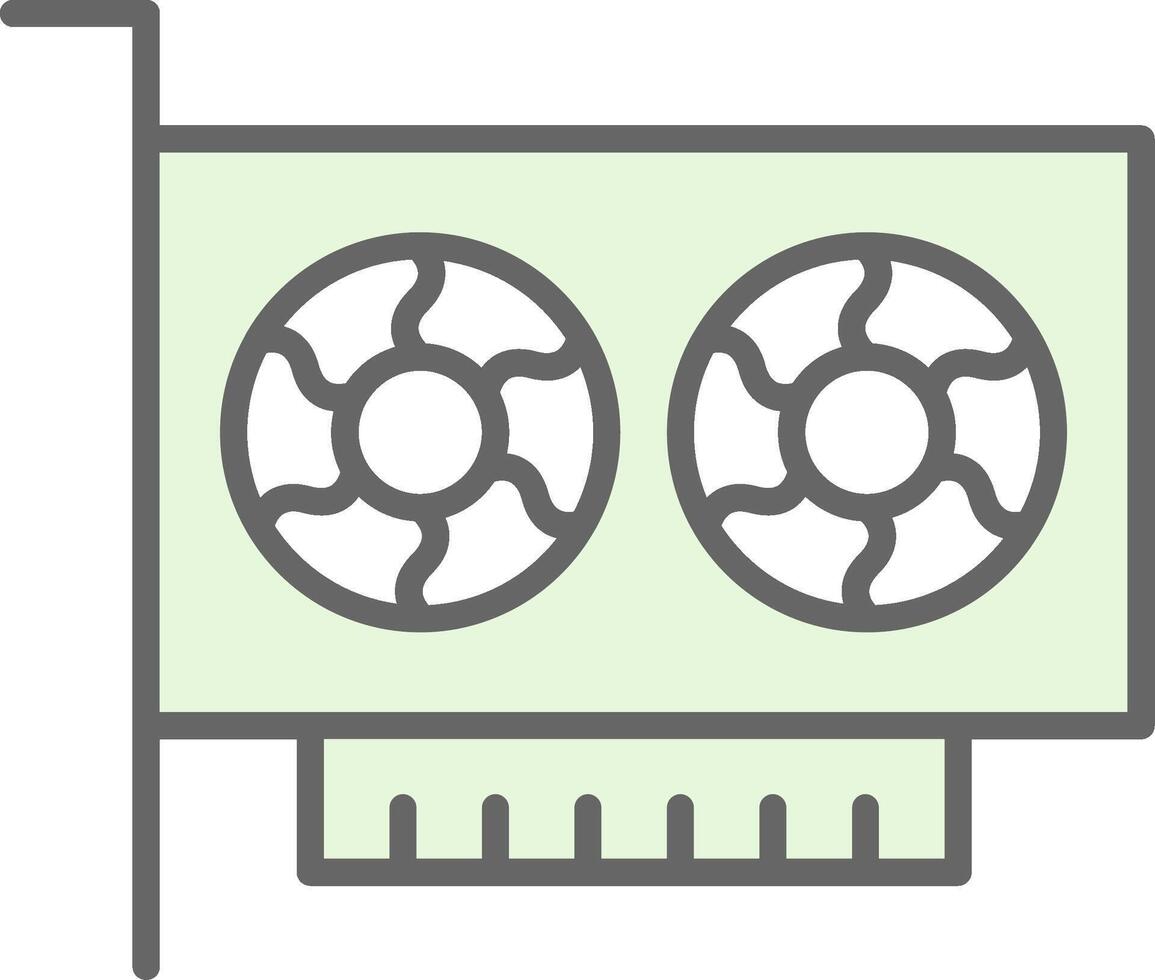 Gpu Fillay Icon Design vector